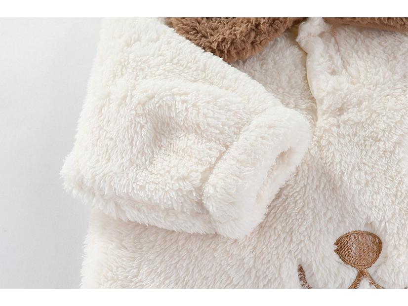 Cozy Fleece Cotton Baby Romper - Warm Long Sleeve Onesie for Autumn/Winter (Newborn To Toddler)