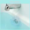 Transparent Blue Bathtub Drain Cap With Manual Operation For Water Level Elevation And Overflow Prevention