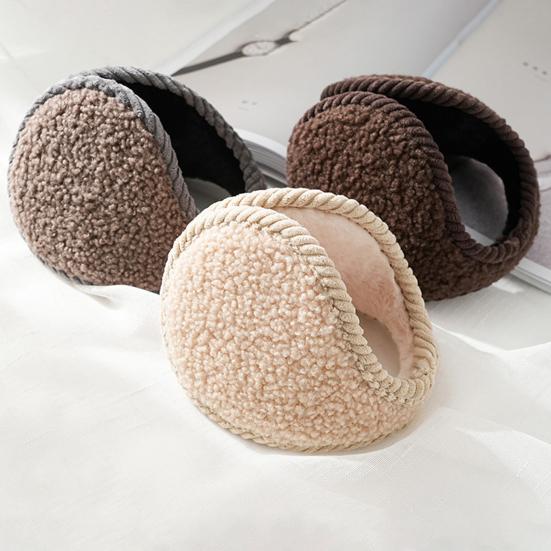 Winter Earmuffs Thickened Plush Windproof Coldproof Outdoor Ear Protection Earmuffs High-elastic Ear Protection