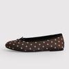 French FlatBottomed Bow OnePedal ShallowMouth Single Shoes Women'S Spring Round Head Evening Shoes Ladyshoes