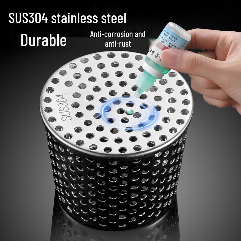 MDNG 304 Stainless Steel Conical Drain Filter (50-63mm Pipe, 3-Pack)