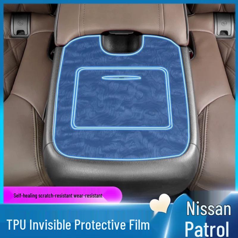 Nissan Patrol Interior Protective Film for Navigation Screen, Gear Shift, B-Pillar, Headlights - TPU