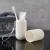 Travel Portable Toothbrush Cup Bathroom Toothpaste Holder Storage Case Box Organizer Travel Toiletries Household Storage Cup