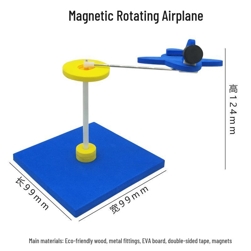 

Rotating Airplane Magnetic Repulsion Experiment Set