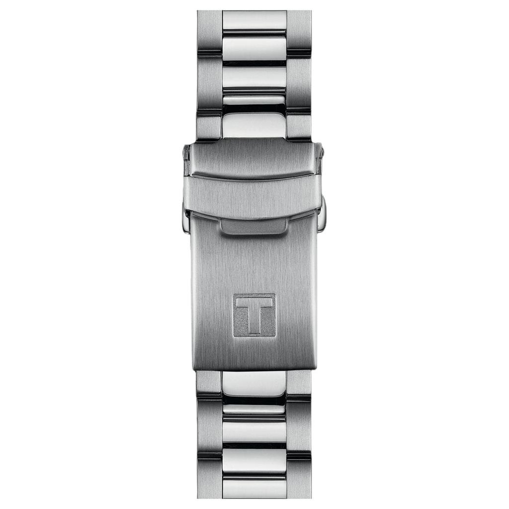 TISSOT Starfish 1000 Series Quartz Movement 300 Meters Waterproof Men's Watch Watch 40mm Black Dial Stainless Steel Case Steel Strap T1208521105100