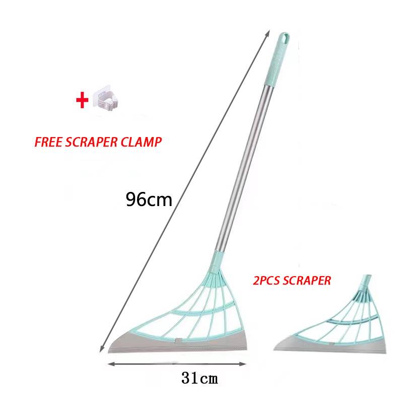 Silicone Magic Rubber Broom Mop Hand Dust Brooms Home Floor Cleaning Squeegee Wiper Toilet Bathroom Mops Witches Tools