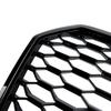 RS7 Stil Wabengitter Frontstoßstangengitter Passend A7 C7 S7 2016-2018 Schwarz