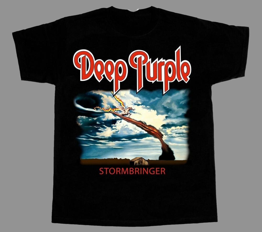 DEEP PURPLE STORMBRINGER COVERDALE RAINBOW HARD ROCK NEW BLACK T-SHIRT Unisex T-Shirt M