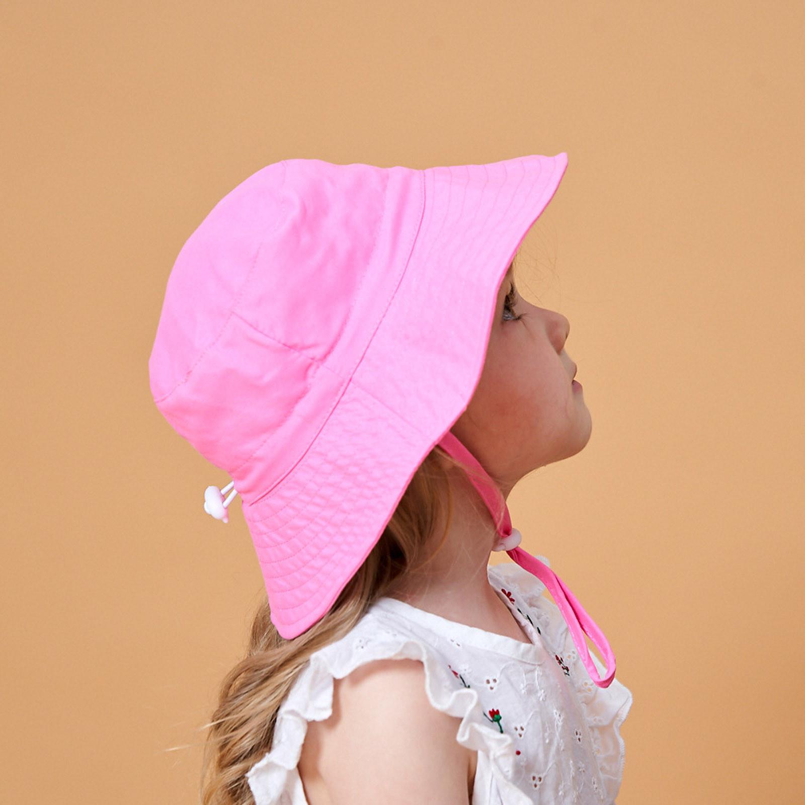

Summer Hat Baby Sun Visor Children s Sun Hat - Bucket Cap Boys And Girls M рожевий