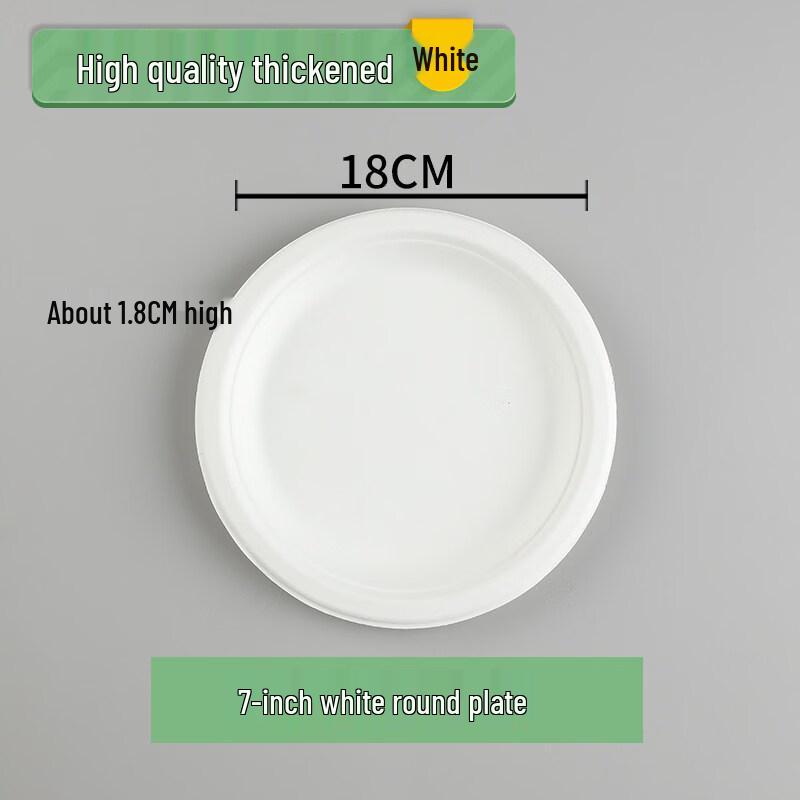 ZISIZ Eco-friendly Disposable Plate