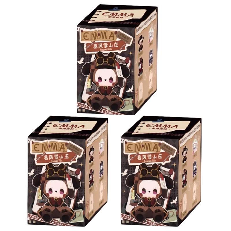 Original Lucky Emma Secret Forest Blizzard Mountain Villa Series Blind Box Anime Figure Desktop Decoration Christmas Gift Kawaii Random Trendy Mystery