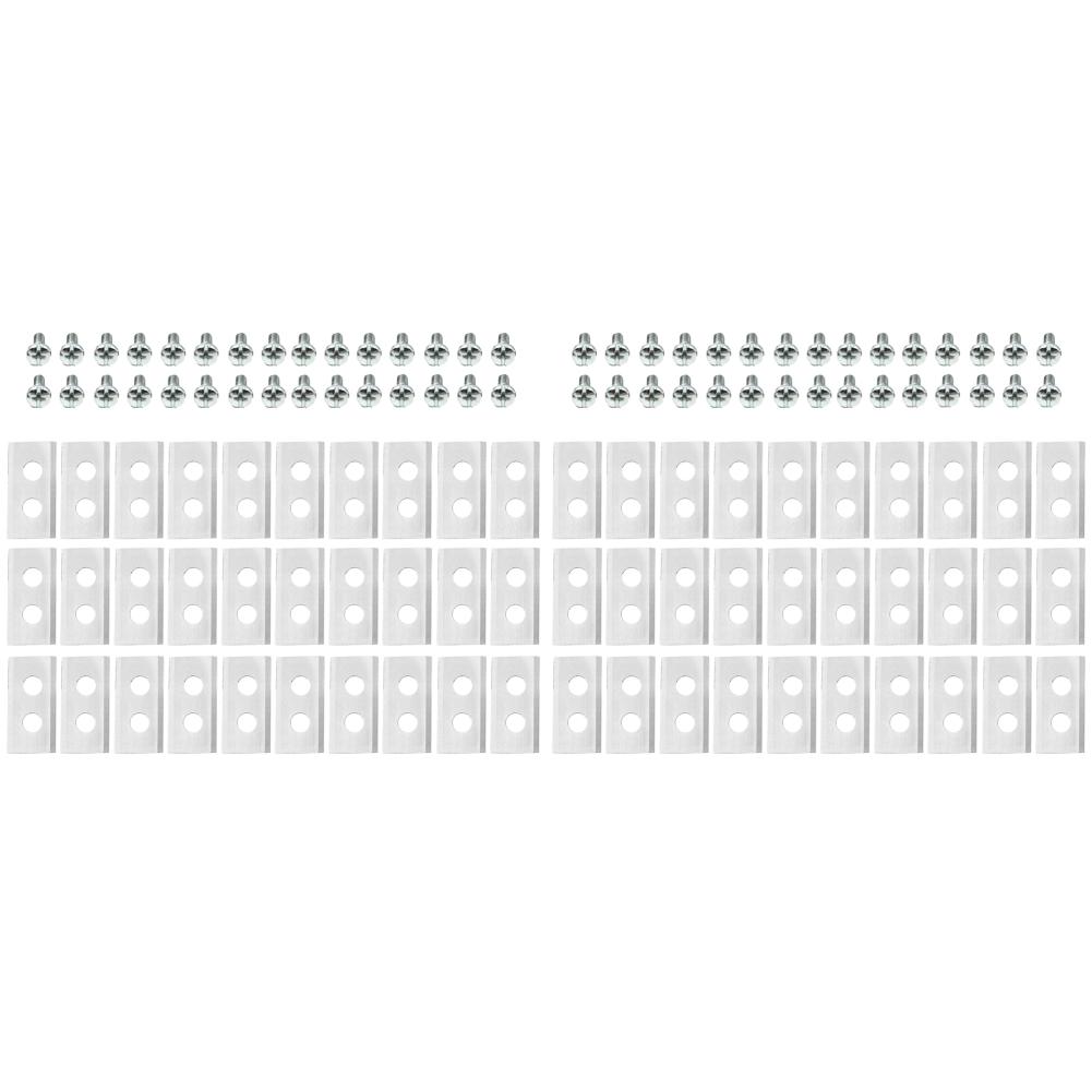 30/60Pcs Lawn Robot Blade Stainless steel Lawn Mover Cutting Blade W/Screw Replacement Blade for Worx Landroid Robotic Lawnmower