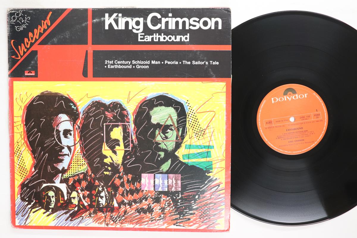 Виниловая пластинка KING CRIMSON  Earthbound 2486198 POLYDOR Италия Рок Б/у