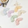 Hair Clip For Daily Use Back Head Shark Clip Large Hollow Petal Shape Claw Bun Holder Transparent Accessory Size Shower for Thick Buns And