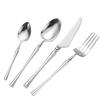 Stainless Steel Small Waist Cutlery Set: Steak Knife, Fork, Dessert Spoon, Mirror Finish.
