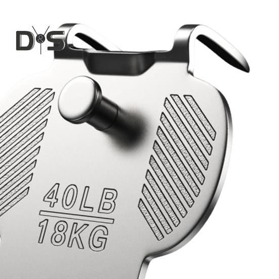 5/10 szt. Haczyki do zawieszania obrazów na płycie gipsowo-kartonowej, udźwig 40 funtów, duże wieszaki na ramy do obrazów ściennych, zestaw sprzętu do wieszania luster i zdjęć o dużej wytrzymałości