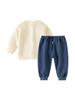 Jungen Baumwoll-Sweatshirt & Lange Hose - 2-teiliges Frühling/Herbst-Set
