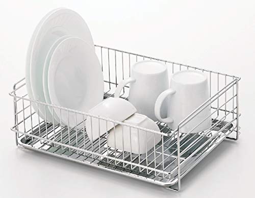 Pearl Metal Stainless Steel Dish Drying Basket, AtAqua HB-3936, Silver, Standard