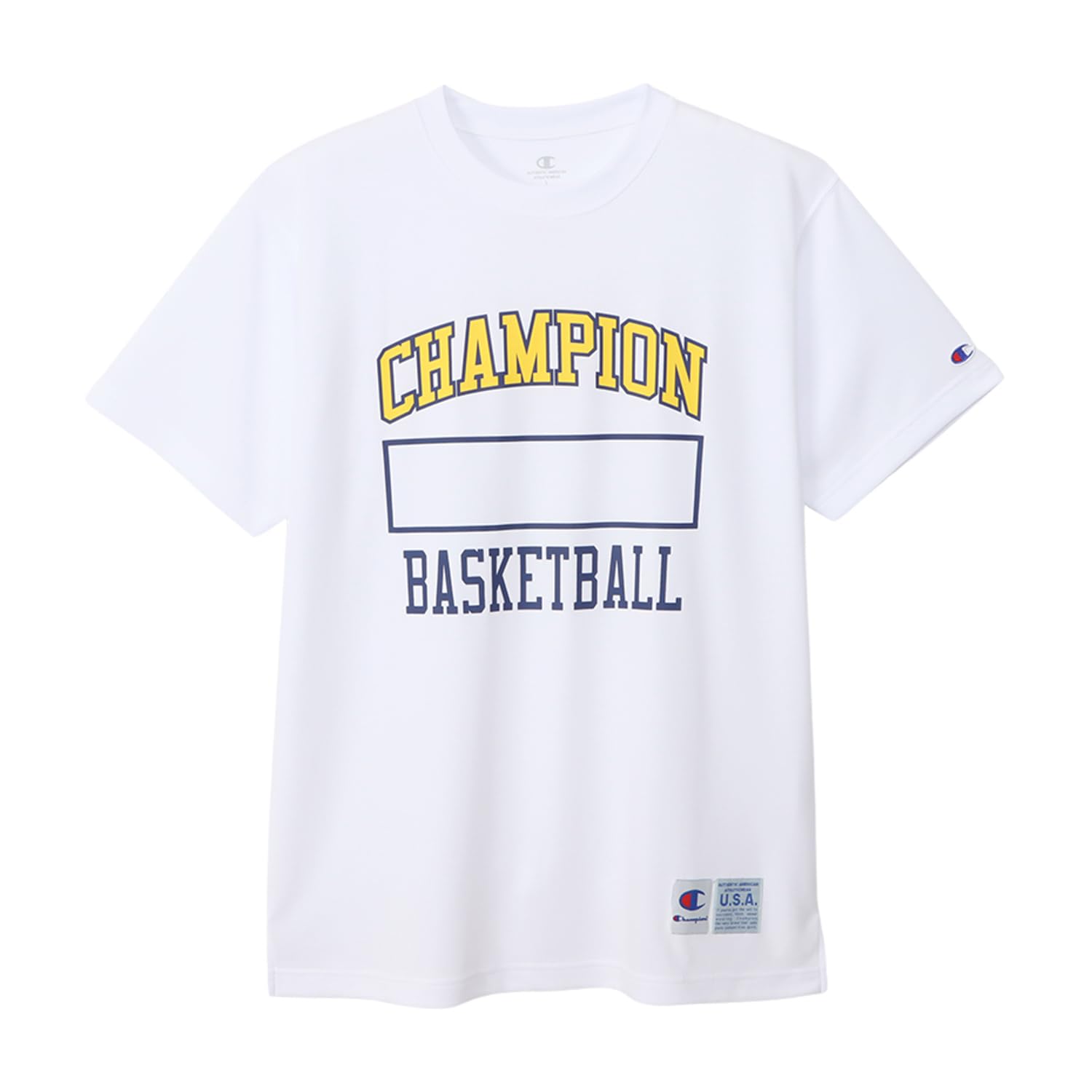 

Champion Short Sleeve Basketball with a DRYSAVER Graphic Logo Men s T-Shirt, White, Print, C3-YB355 белый