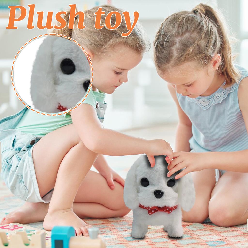 My Realistic Robot Puppy Is A Plush Robot Puppy That Interacts With Other Animals, Walks.