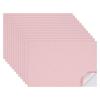 uxcell Miniature Dollhouse Wallpaper 12-Piece Set, Adhesive PVC Flooring Wall, Mini Wall Decoration for Dollhouses, Sand Tables, Model Accessories,