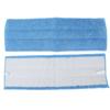 2Pcs 18in Flat Mop Cloth Bonded Fiber Mop Dual Use Mopping Pad with High Water Absorption