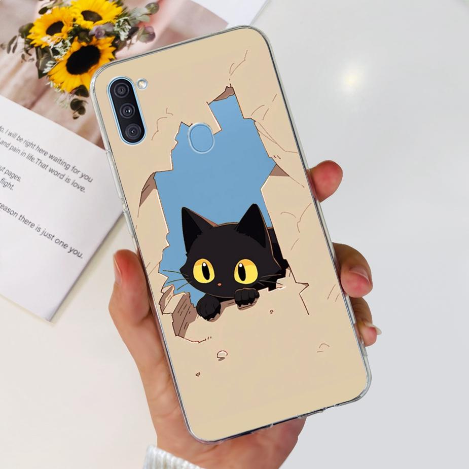For Samsung Galaxy A11 Case SM-A115F Popular Painted Cover Soft Silicone Phone Case For Samsung A11 M 11 Galaxy M11 M115F Fundas