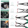 4Pcs Retaining Ring Removal Pliers  Internal and External Snap Ring Pliers For Removing Installing Puller Locking Rings Shafts