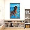 Modern Abstract Sexy Woman Posters Prints Beach Swimming Wall Art Picture Canvas Painting for Living Room Home Aesthetic Decor