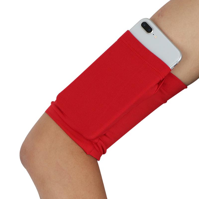 Elastic Sports Phone Armband and Running Sleeve Bag - Close-Fitting Wrist and Outdoor Bag
