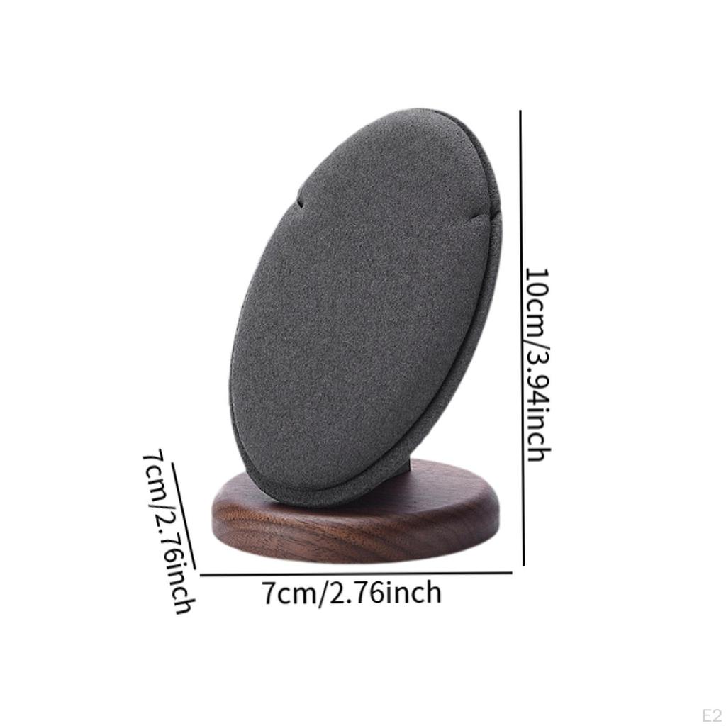 Schmuck- und Ketten-Präsentationsständer mit Holzsockel für Ketten-Messen