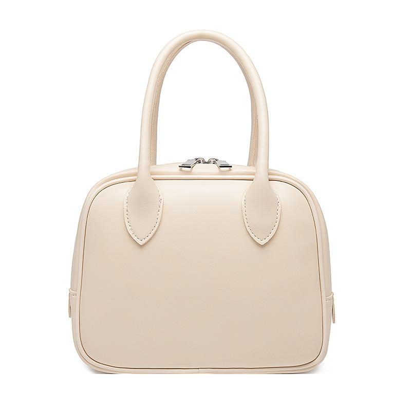 

Leather bag large capacity handbag commuter shoulder crossbody shell bag хакі