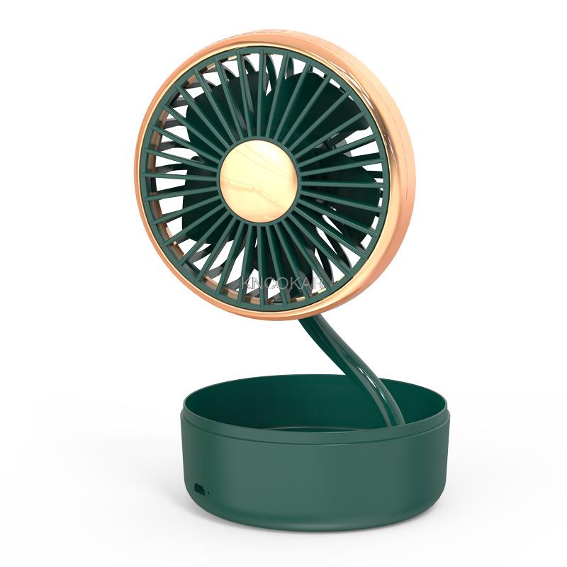 Car Fan Dual - End USB Rechargeable Retractable Folding Car Small Fan Summer Cool Car Truck GM Fan