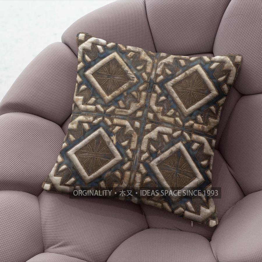 Bohemian Geometric Tribal Throw Pillow Covers Pattern Cushion Cover Suitable For Sofa Bedroom Car Pillow Cover