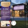 Zhigao Outdoor Waterproof Solar Mosquito Killer Lamp for Courtyard, Garden, and Farm - Attracts and Eliminates Mosquitoes.