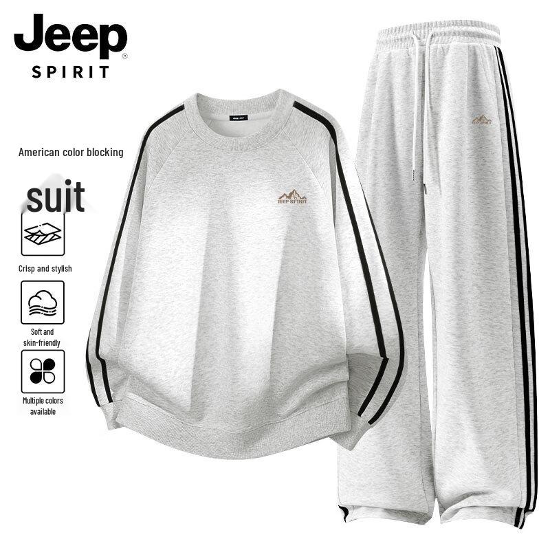 

Мужской комплект: свитшот с круглым вырезом JEEP SPIRIT и повседневные брюки M