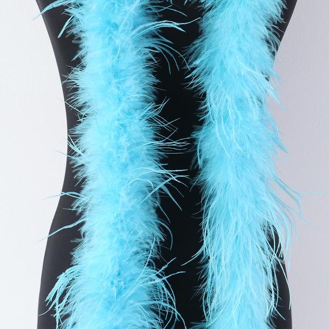 50G 2M Natural Pink Dyed Ostrich Feathers Boa Plumas for Shawl Scarf Ribbon Wedding Party Stage Sewing Dress Decoration Crafts