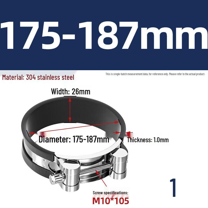 Yishuxiang Stainless Steel Heavy-Duty Hose Clamp