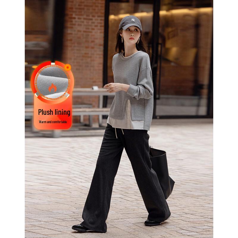 

Women s Patchwork Piqué Hoodie Top S