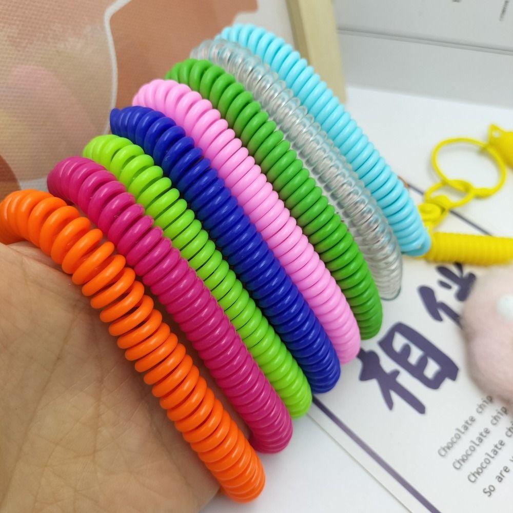 Coil ID Key Tags Labels Key Chains Luggage Tags Key Hooks Bracelet Spring Keyring Spring Keychain