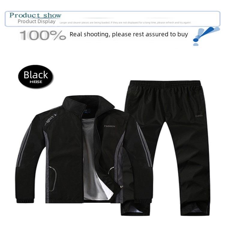 Men's Slim Fit Tracksuit: Spring/Autumn Hoodie & Pants Set for Teens 268
