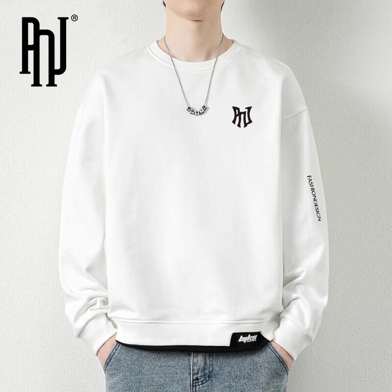 

PNJ Men s Fall/Winter Crew Neck Loose Pullover Sweatshirt M