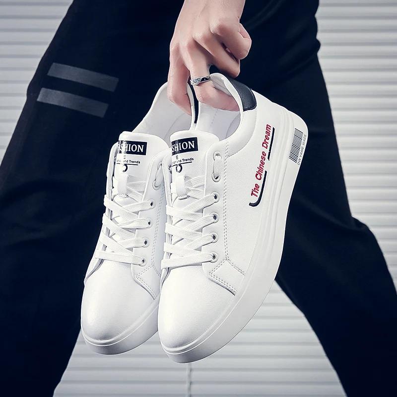 New Men's Casual Sports Shoes Light Comfortable White Shoes Men's Flat Casual Driving Shoes Tennis Zapatillas De Hombre