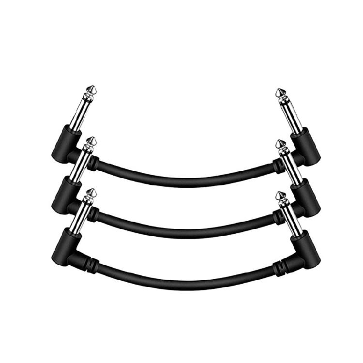 3 Pcs Electric Guitar Patches Cable Noiseless Guitar Effect Pedal Cables 1