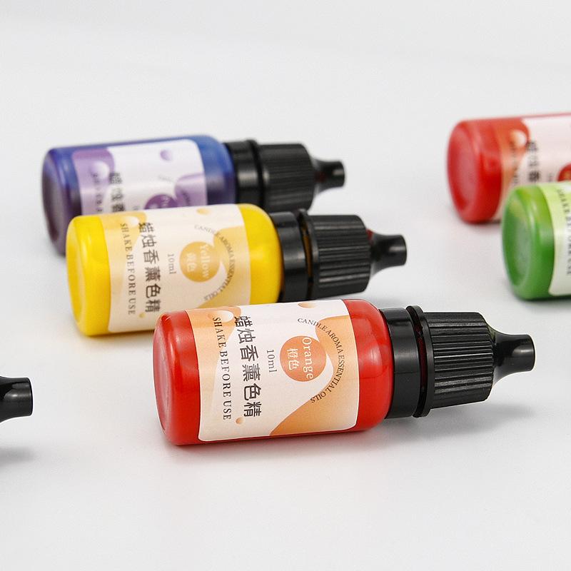 10ml 20-color Aromatherapy Candle Essence Dye Set Highly Concentrated Easy To Color for Coconut Wax Soy Wax Pinchle Dyeing