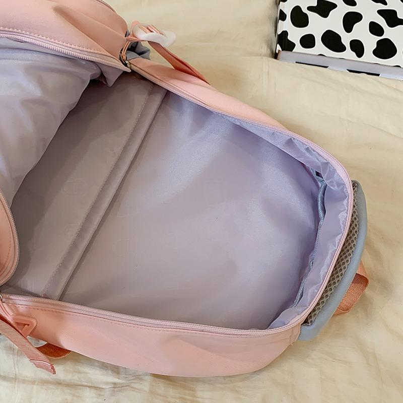 Schoolbag Little Star Female Dopamine Girl College Wind Backpack Large Capacity Student Casual Backpack