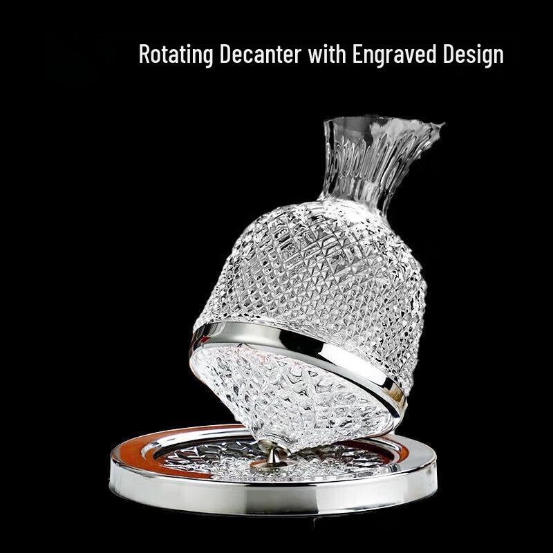 Shangqi Gold Foil Wine Decanter & Glass Set