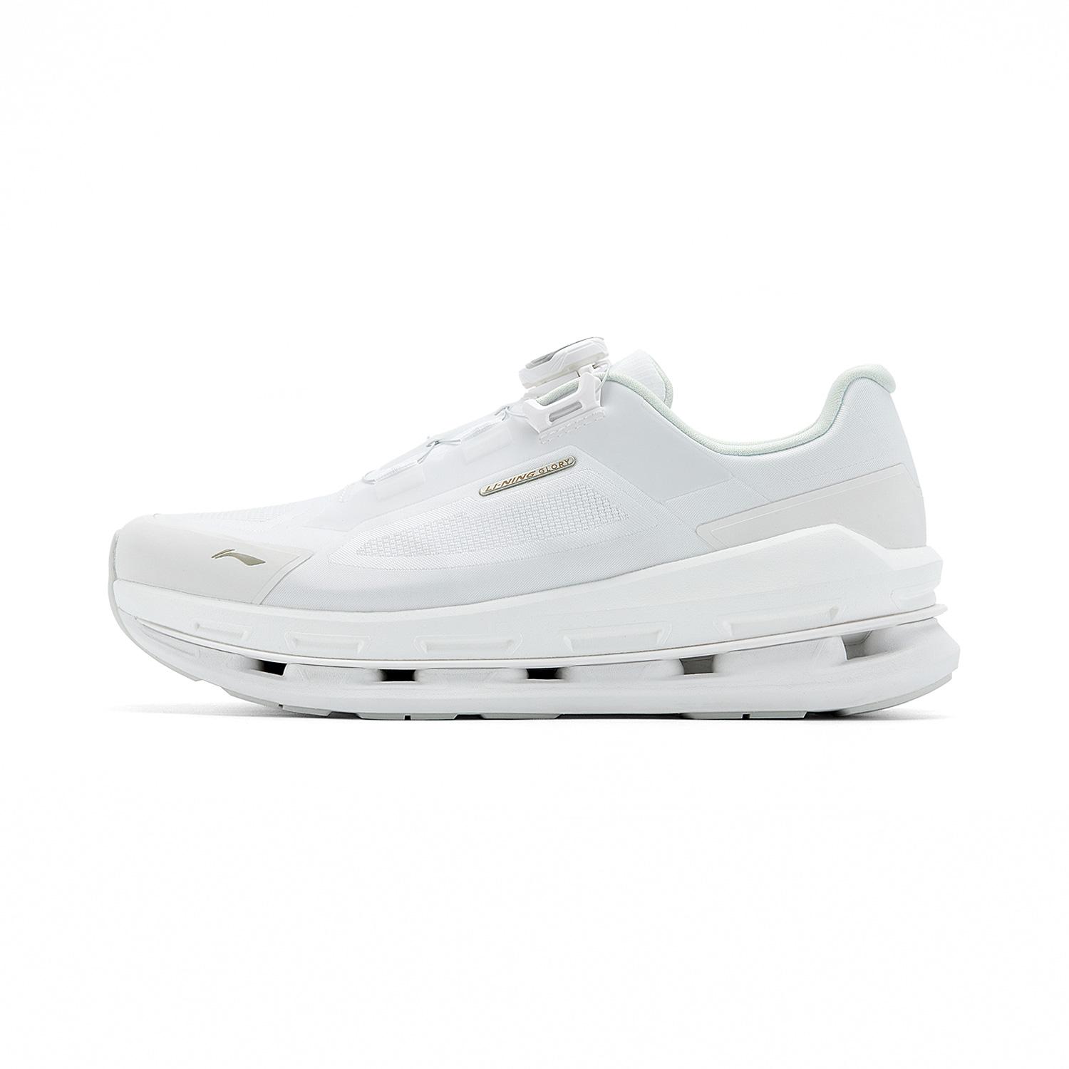 

Li Ning Cushioning Slip Resistant Abrasion Resistant Breathable Support Rebound Low top Casual Shoes Women s White AGLV264-7 40