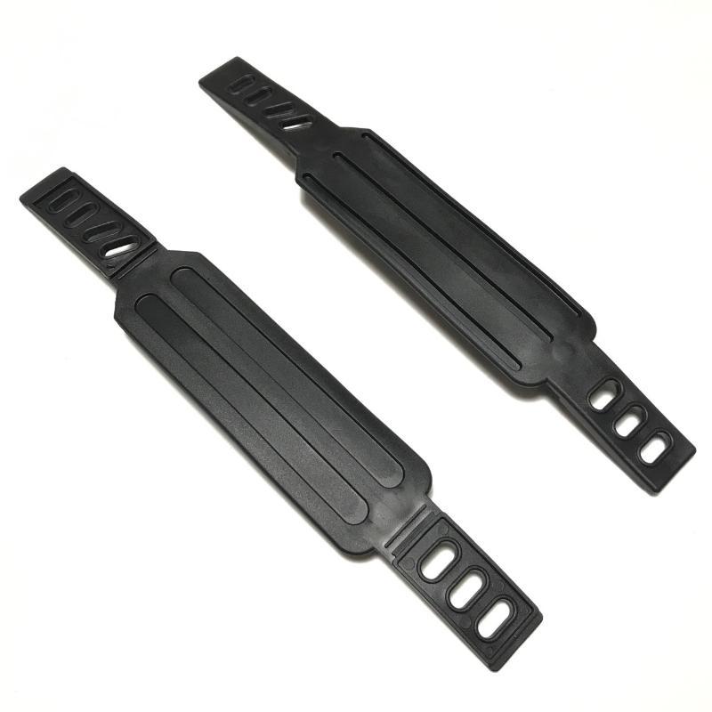 Bike Pedal Replacement Accessories 1 Pair Adjustable Rubber Strap Wear-Resistant Cycling Parts for Cruiser Bikes Beach Riding