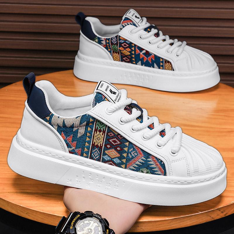 Men's Vulcanized Shoes Classic Low-top Canvas Shoes Breathable Canvas Casual Shoe Fashion Skateboard Shoes Lace Up Men Sneakers